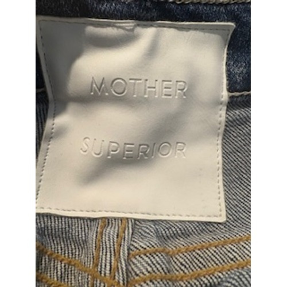 MOTHER Superior The Hustler Women’s Sz 33 High Rise Cropped Straight Jeans READ* - Picture 8 of 16